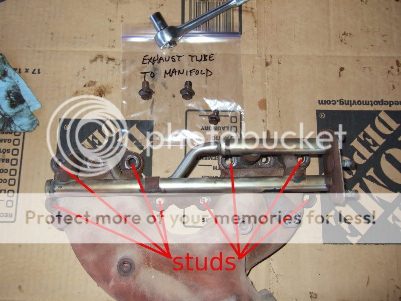 Toyota 22r exhaust manifold bolts